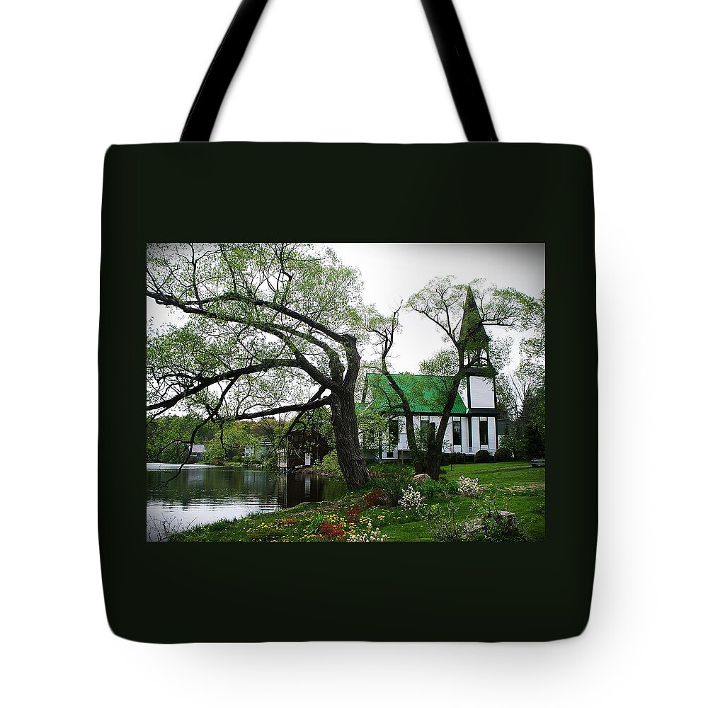 Landscape Tote Bag featuring the photograph Minnehonk View by Joy Nichols