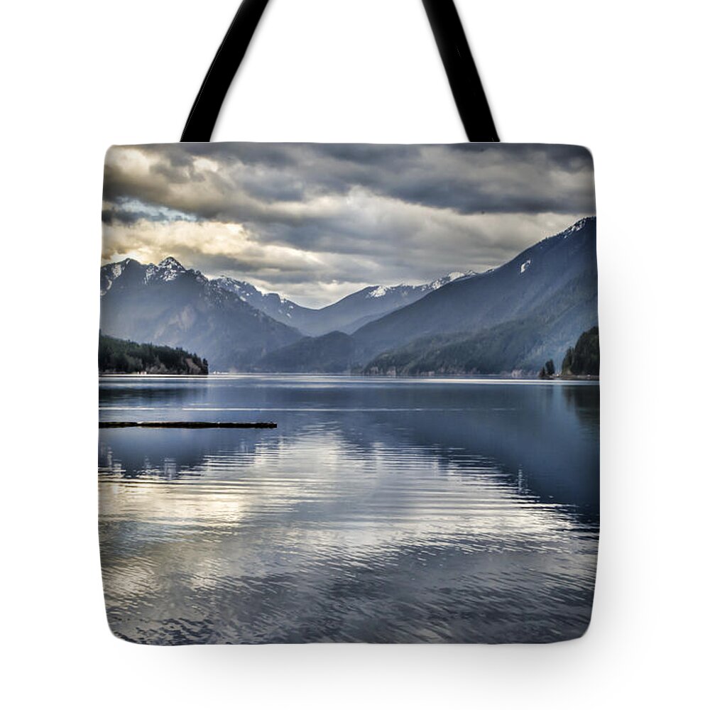 Lake Tote Bag featuring the photograph Mirror Image by Heather Applegate