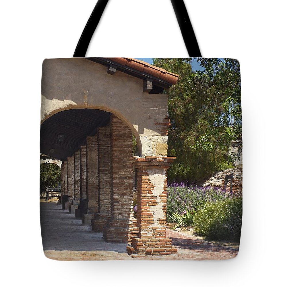 California Tote Bag featuring the photograph Mission by Steve Ondrus