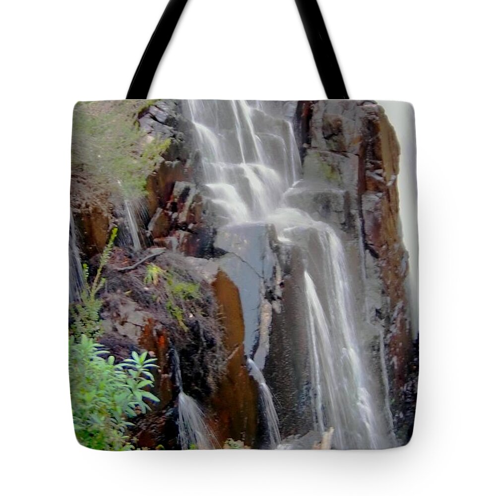 Photography Tote Bag featuring the photograph Mist from the Falls by Blair Stuart
