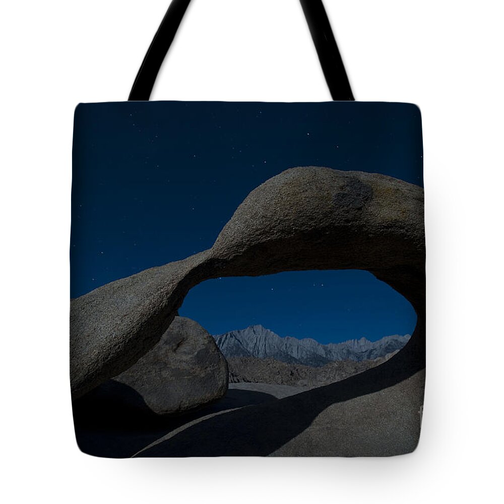 Alabama Hills Tote Bag featuring the photograph Mobius Arch, Alabama Hills by John Shaw