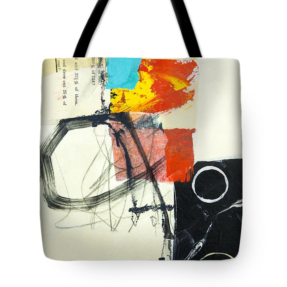 Momentum Tote Bag featuring the mixed media Momentum by Elena Nosyreva