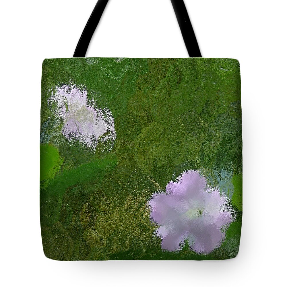 Flower Tote Bag featuring the photograph Monet by Evelyn Tambour