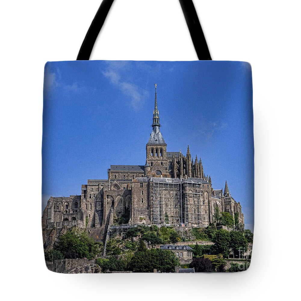 Europe Tote Bag featuring the photograph Mont St. Michel View by Crystal Nederman