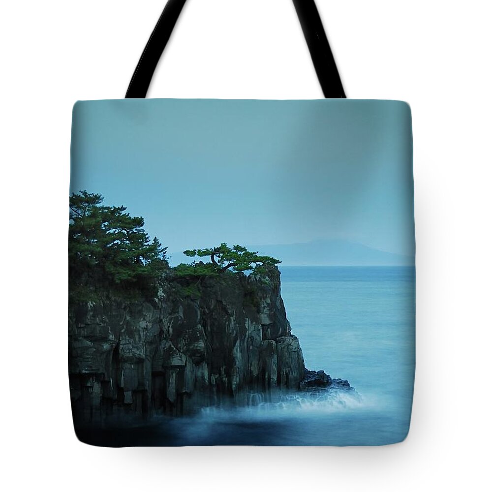 Scenics Tote Bag featuring the photograph Moonlight On Jogasaki Coast by Lucia Terui