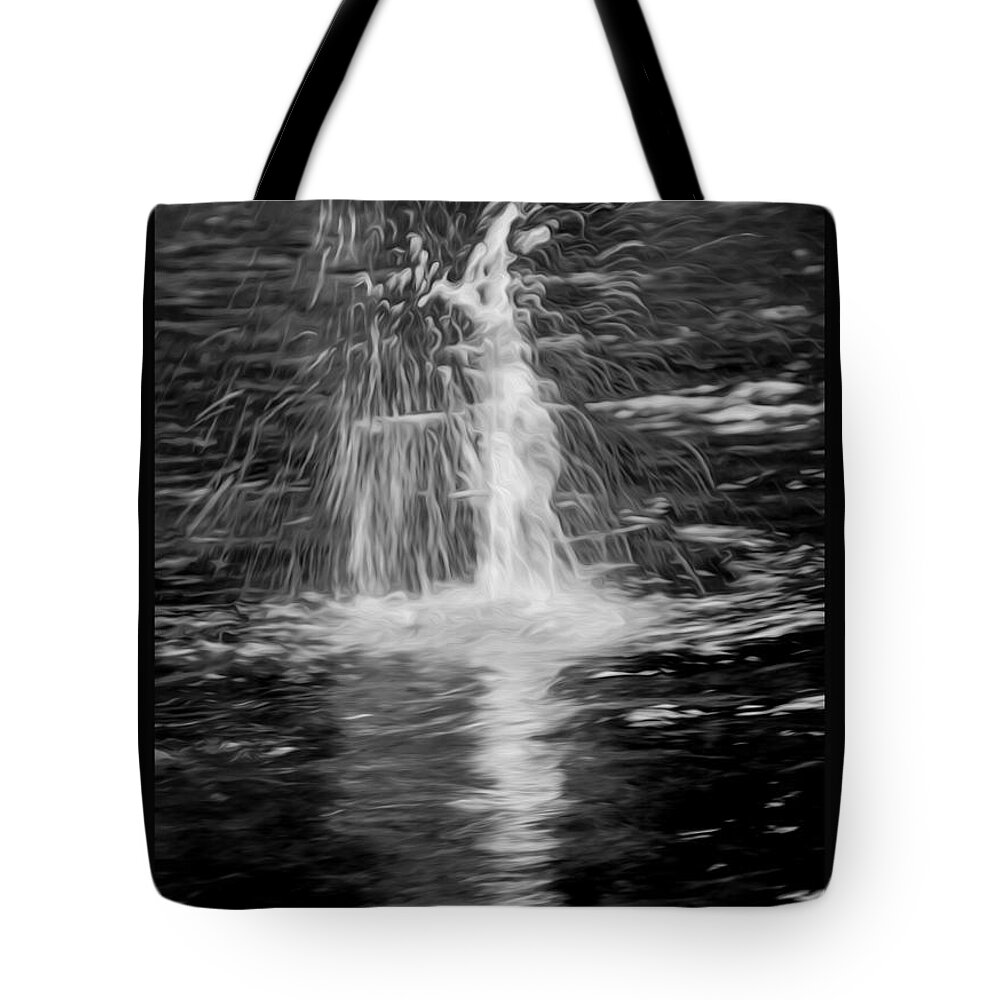 Georgia Okeefe Tote Bag featuring the painting Moonlight Sprite by Omaste Witkowski