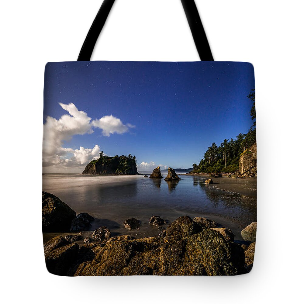 Moonlit Ruby Tote Bag featuring the photograph Moonlit Ruby by Chad Dutson