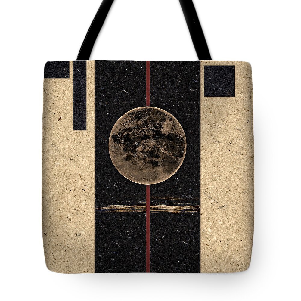 Moon Tote Bag featuring the photograph Moonset by Carol Leigh