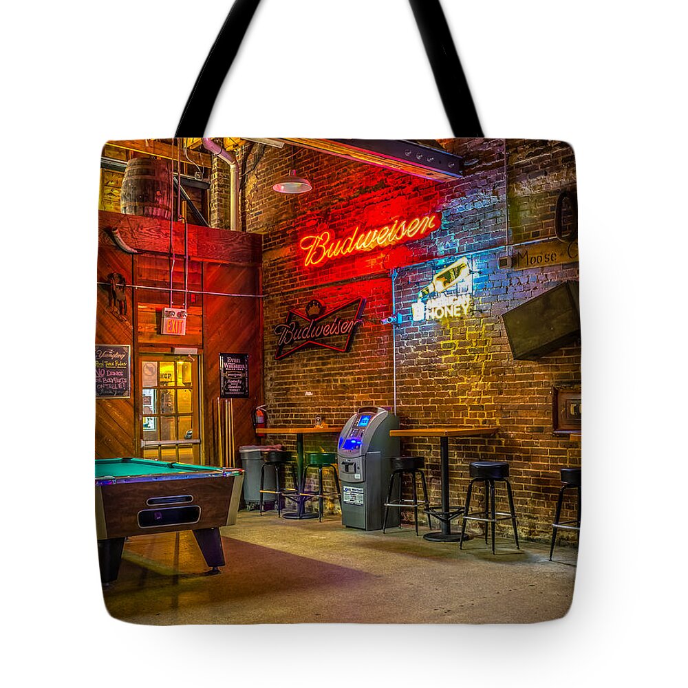 Alcohol Tote Bag featuring the photograph Moosehead Saloon by Traveler's Pics