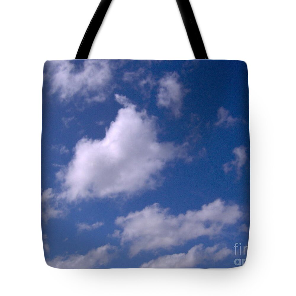 Clouds Tote Bag featuring the photograph More Clouds by D Hackett