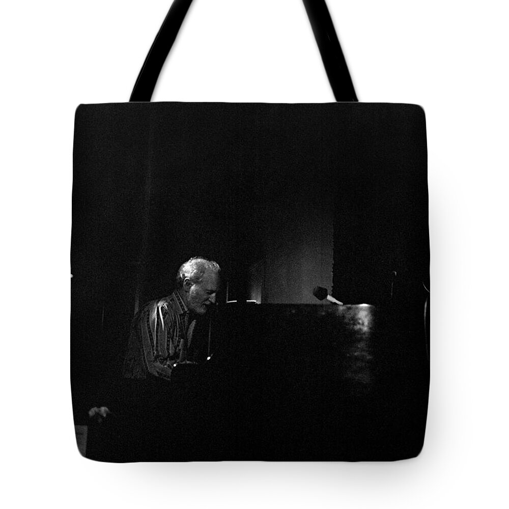 Jazz Alley Tote Bag featuring the photograph Mose Allison 1 by Lee Santa