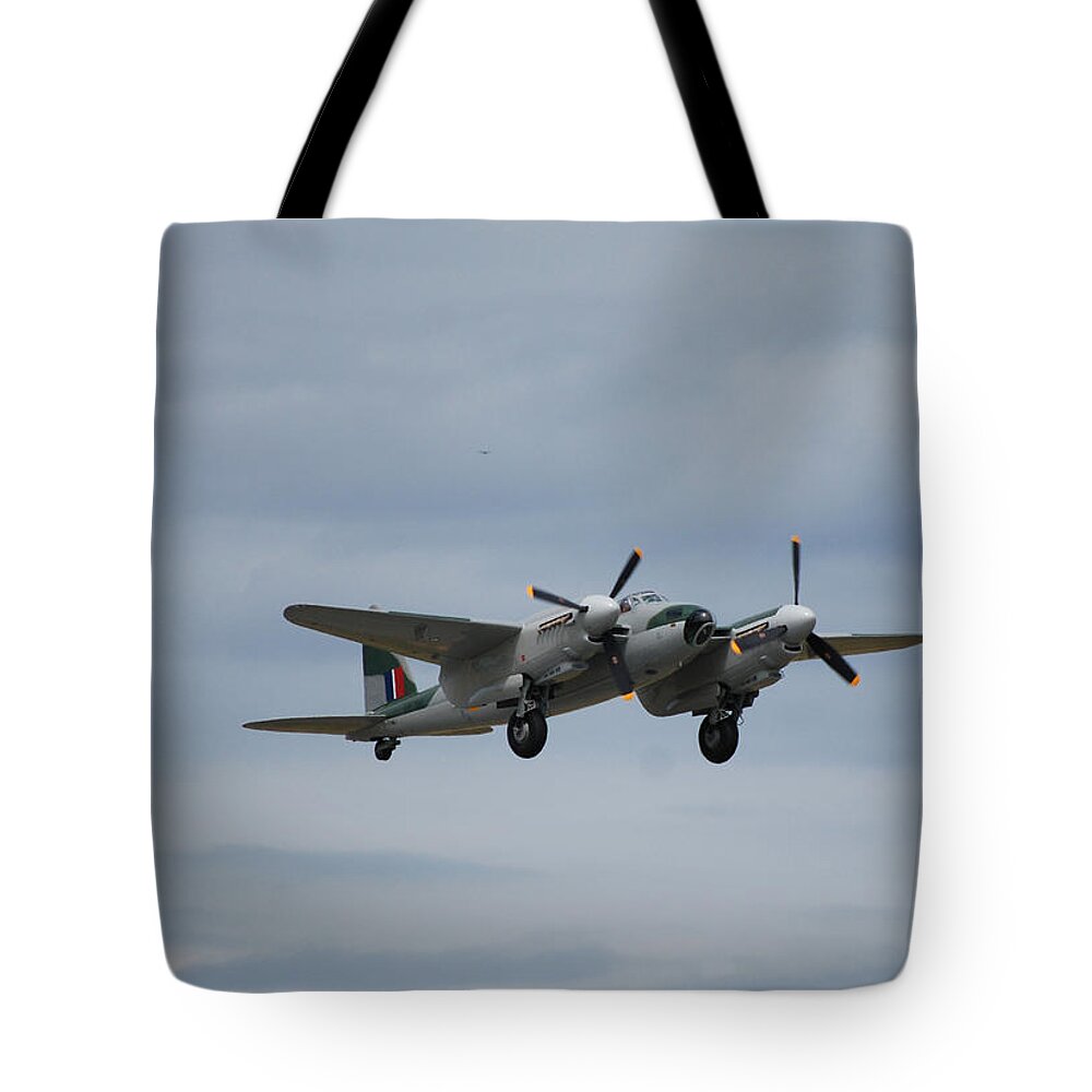 Aviation Tote Bag featuring the photograph Mosquito by Mark Alan Perry