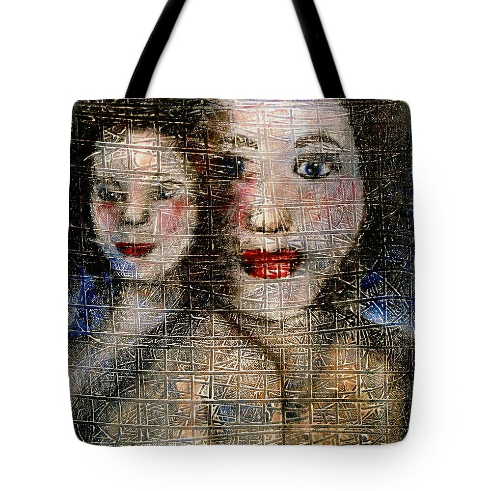 Mother Tote Bag featuring the painting Motherly Love by Natalie Holland