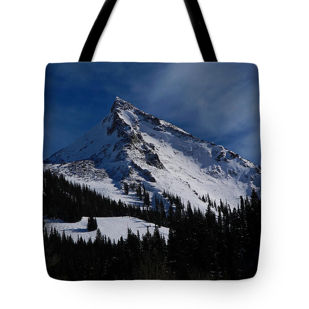 Mount Crested Butte Tote Bag featuring the photograph Mount Crested Butte by Raymond Salani III