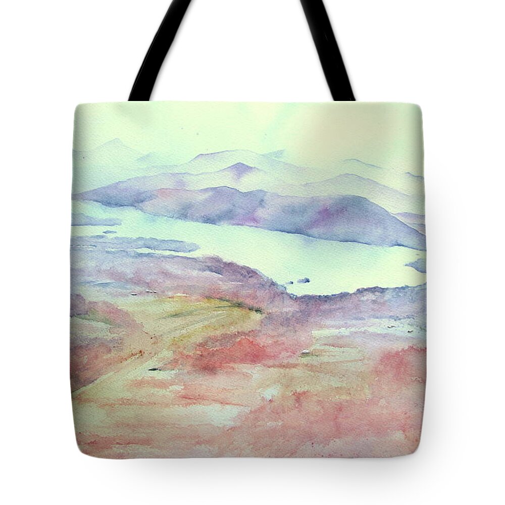 Mount Philo Tote Bag featuring the painting Mount Philo Fall by Amanda Amend