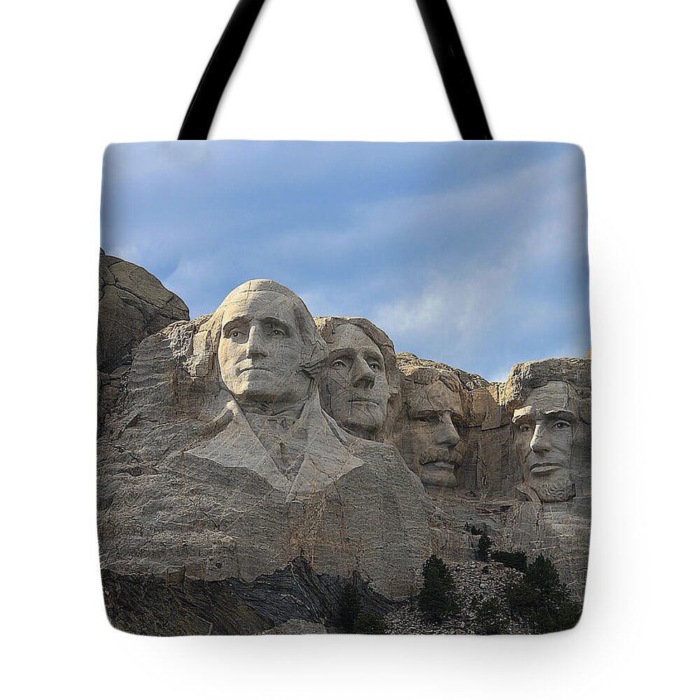 Mounts Tote Bag featuring the photograph Mount Rushmore by Kathleen Scanlan