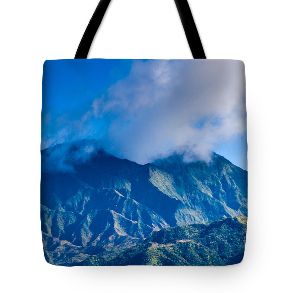 Ancient Tote Bag featuring the photograph Mount Wai'ale'ale by Ronald Lutz