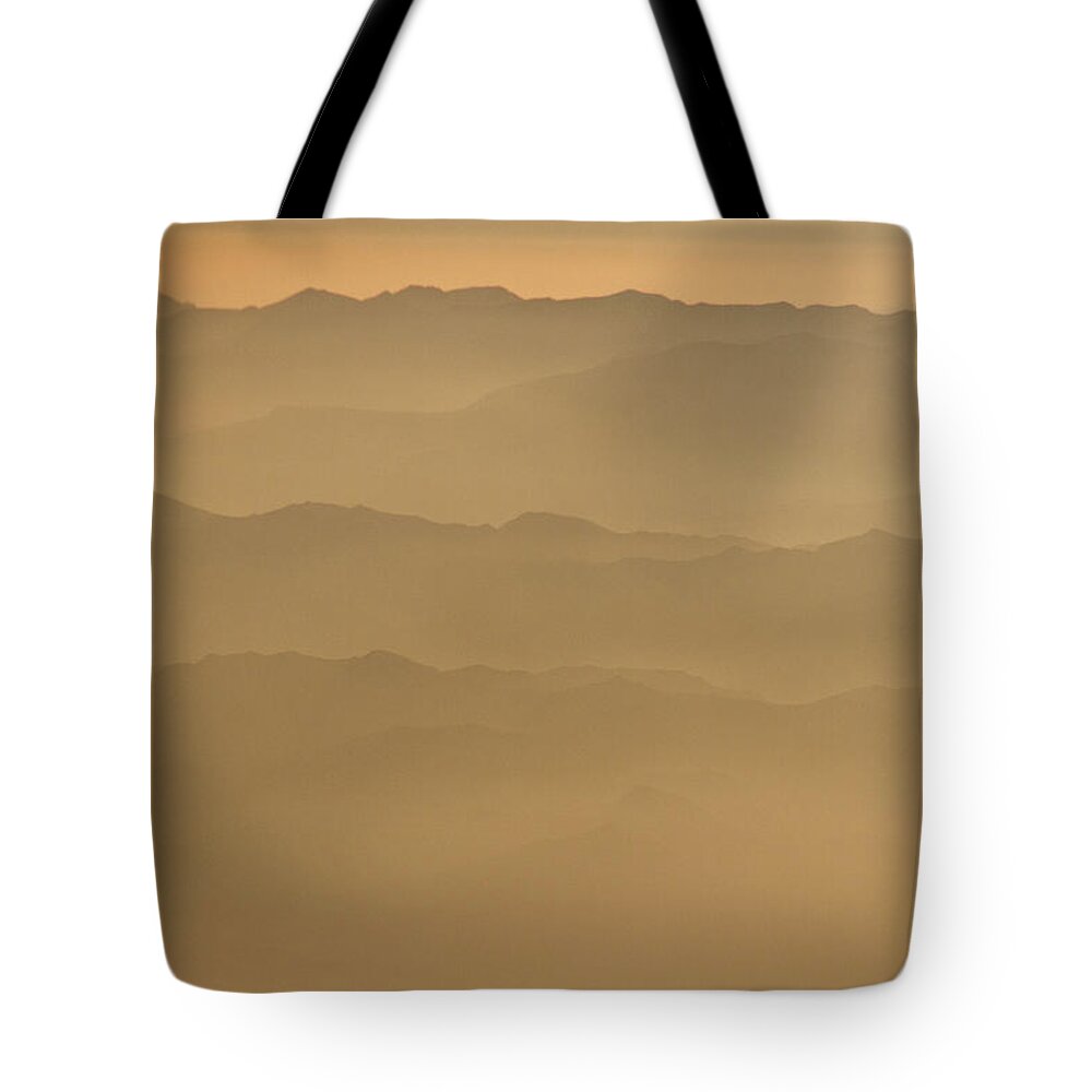 Mountains Tote Bag featuring the photograph Mountain Glory In Yellow by Hany J
