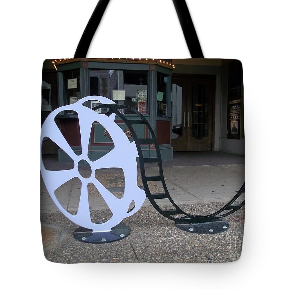  Tote Bag featuring the photograph Movie Time by Kelly Awad