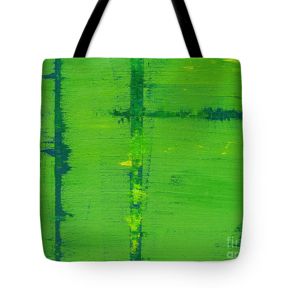 Green Tote Bag featuring the painting Mr. Green by Amanda Sheil