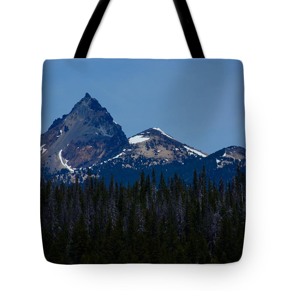 Mount Tote Bag featuring the photograph Mt. Thielsen by Tikvah's Hope