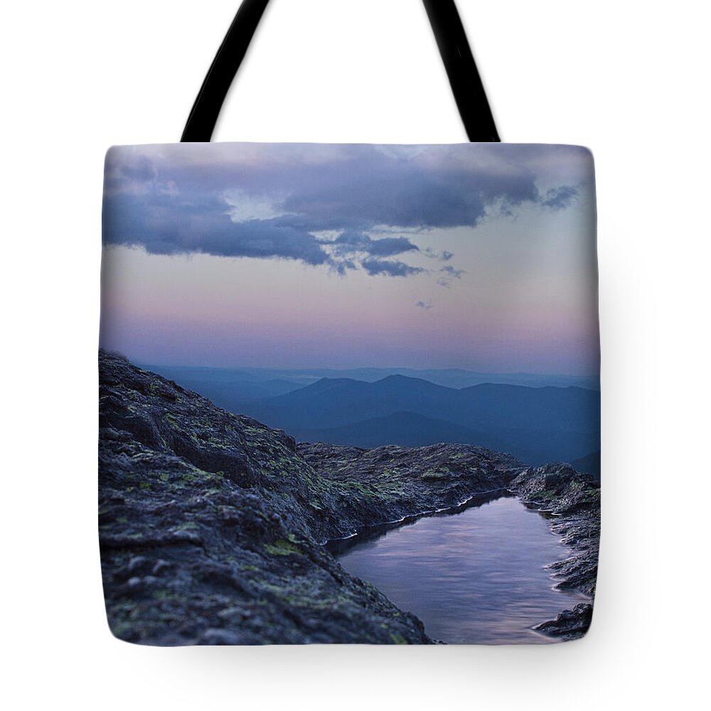 Blue Hour Tote Bag featuring the photograph Mt. Washington Blue Hour by John Vose