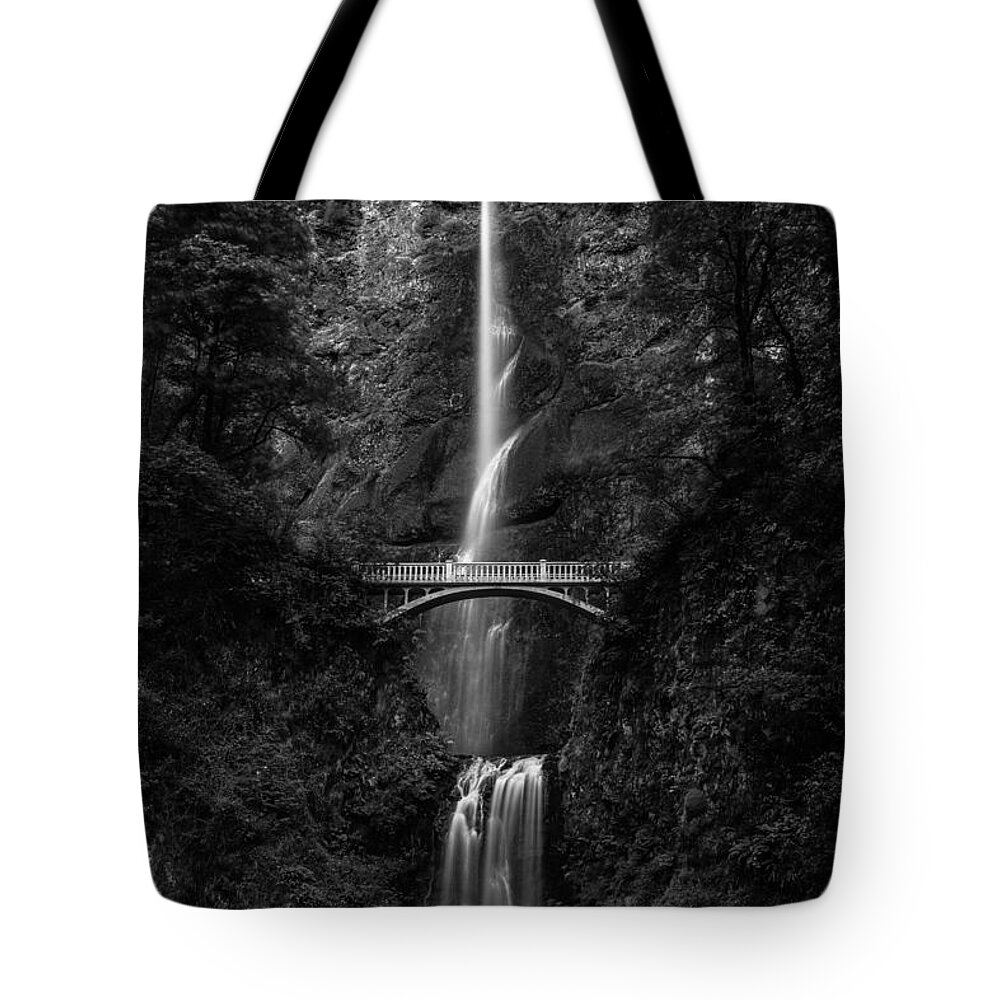 Multnomah Falls Tote Bag featuring the photograph Multnomah Falls by Adam Mateo Fierro