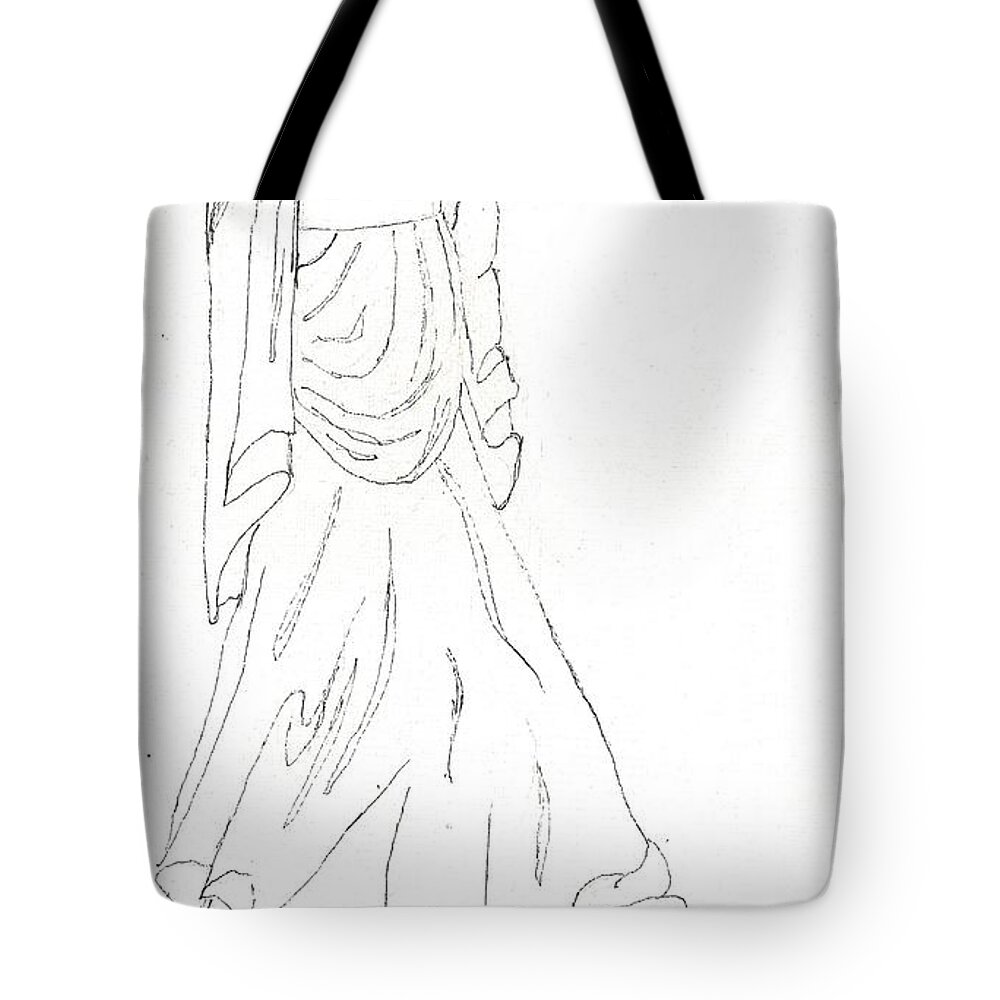 Muses Tote Bag featuring the painting Terpsichore Muse of Dance by Maria Hunt