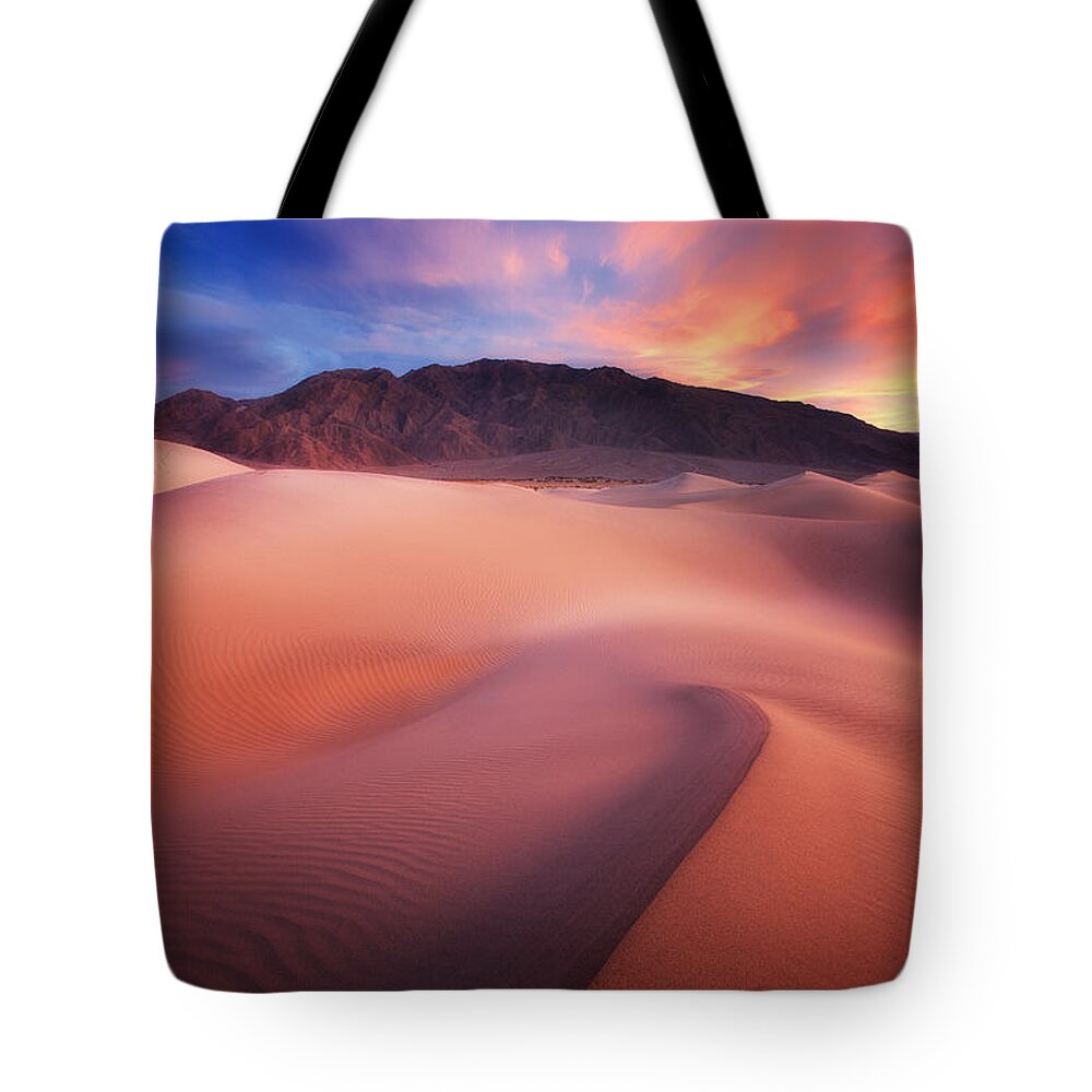 Landscape Tote Bag featuring the photograph Mysterious Mesquite by Darren White
