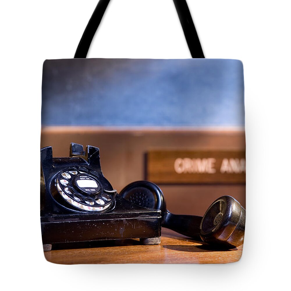1930s Tote Bag featuring the photograph Mystery Phone Call by John Magyar Photography
