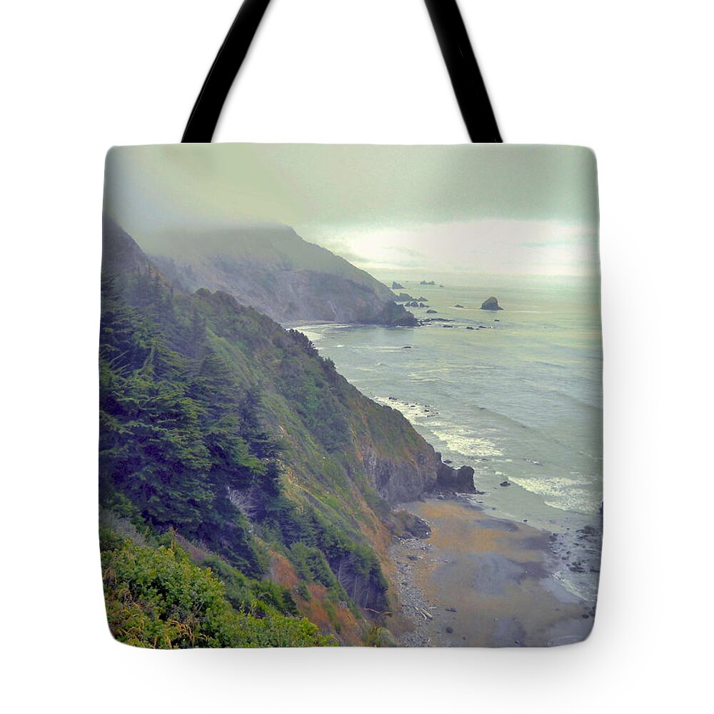 Ocean Tote Bag featuring the photograph Mystic by Marilyn Diaz