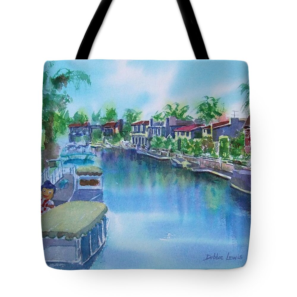 Naples Tote Bag featuring the painting Naples Island Late Afternoon Impression by Debbie Lewis