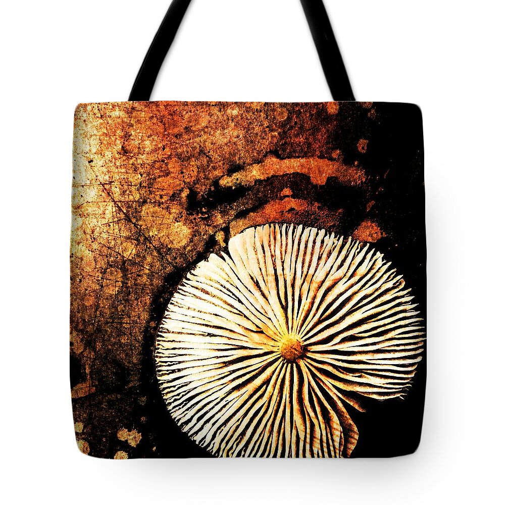 Texture Tote Bag featuring the digital art Nature Abstract 14 by Maria Huntley