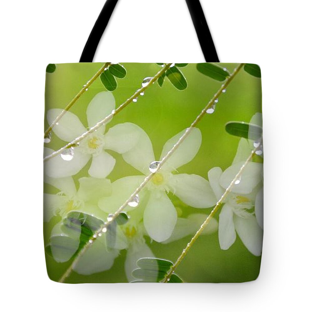 Nature's Jewelry Tote Bag featuring the photograph Nature's Jewelry by Darla Wood