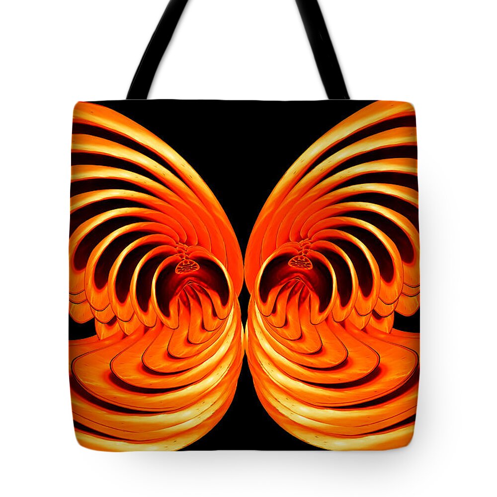 Composite Tote Bag featuring the photograph Nautilus Wings by Jim Painter