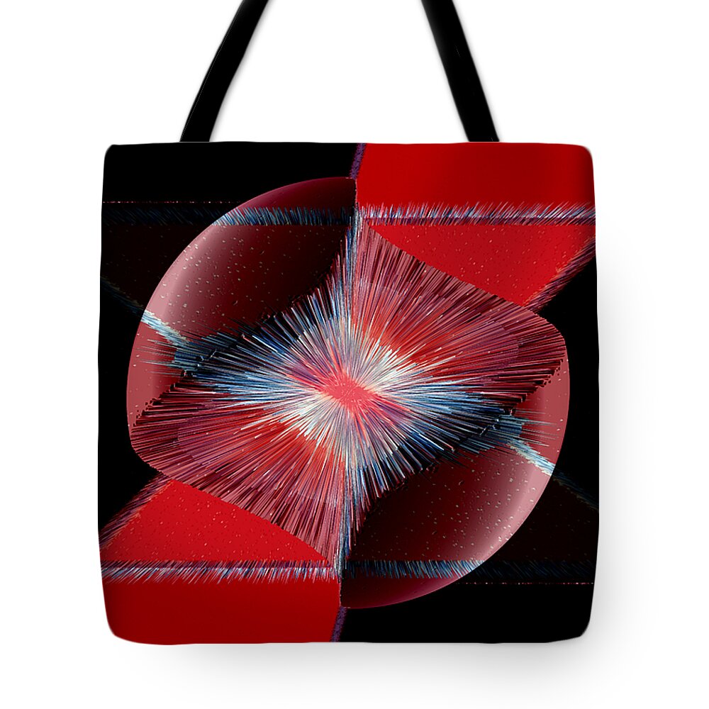 3d Tote Bag featuring the digital art Nebulous 1 by Angelina Tamez