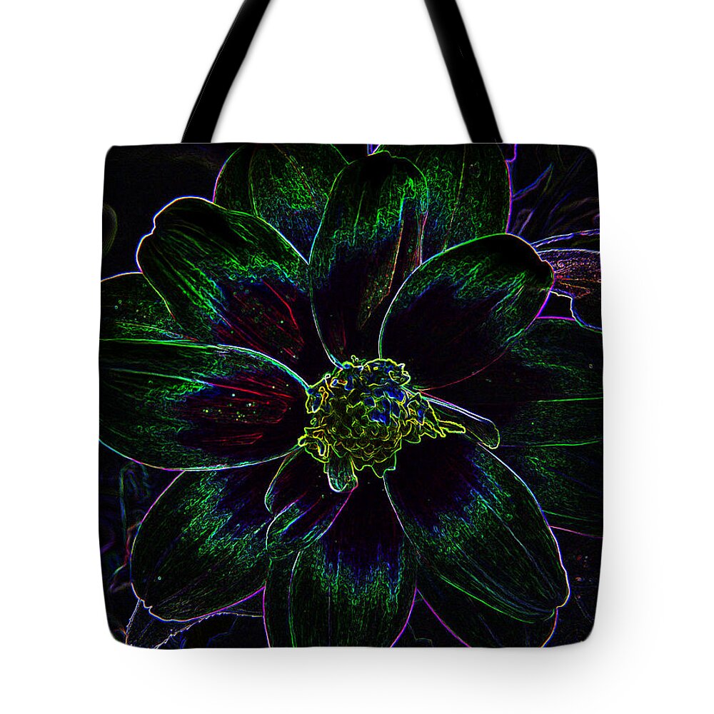 Neon Tote Bag featuring the photograph Neon Glow by Aimee L Maher ALM GALLERY