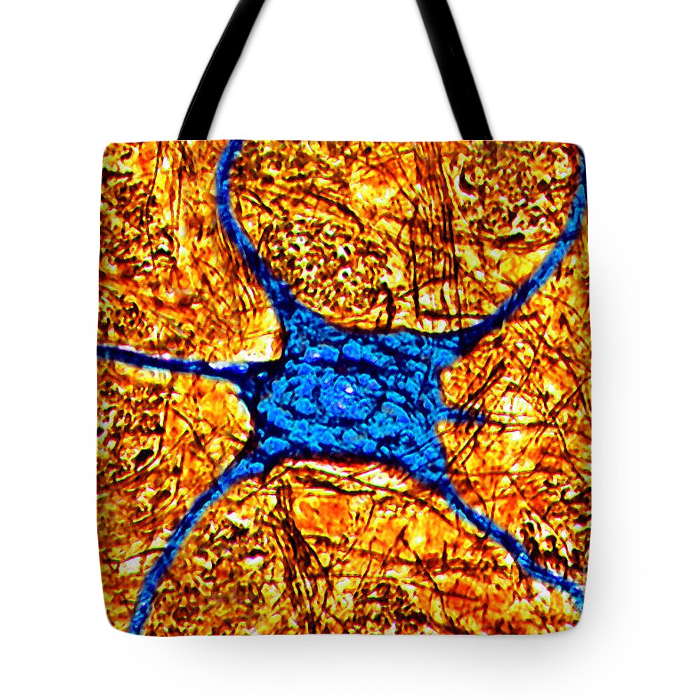 Neurones Tote Bag featuring the photograph Neuron by James Cavallini