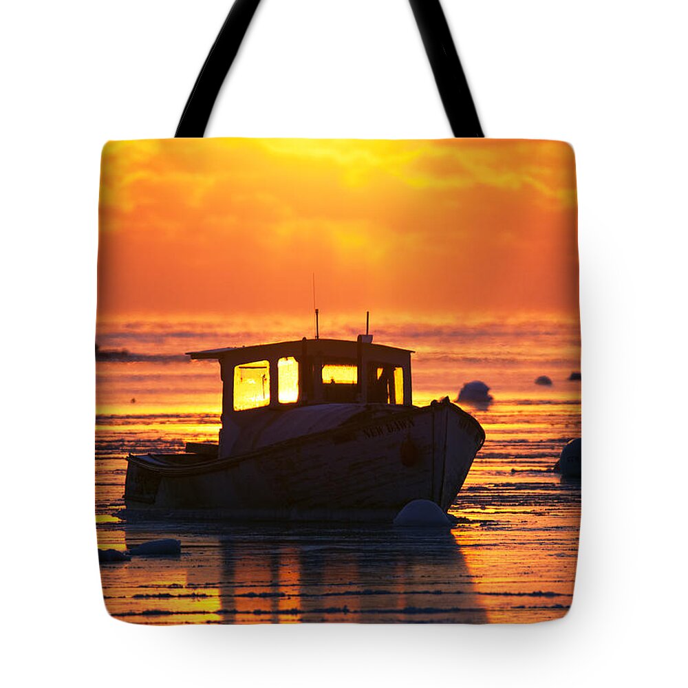 New Dawn Tote Bag featuring the photograph New Dawn by Eric Gendron