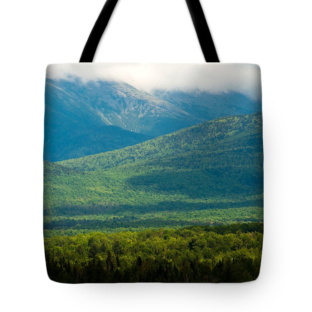 New England Tote Bag featuring the photograph New Hampshire Mountainscape by Nancy De Flon