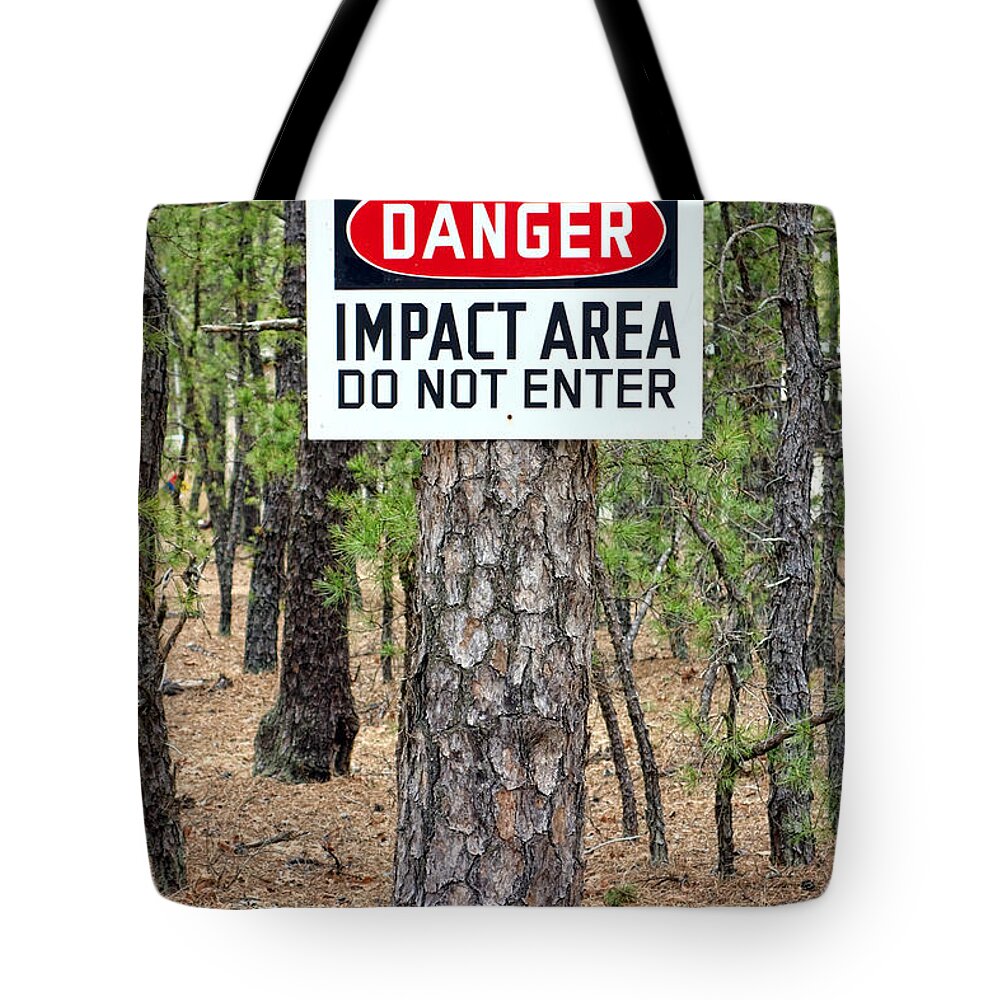 Danger Tote Bag featuring the photograph New Jersey Come See for Yourself by Olivier Le Queinec