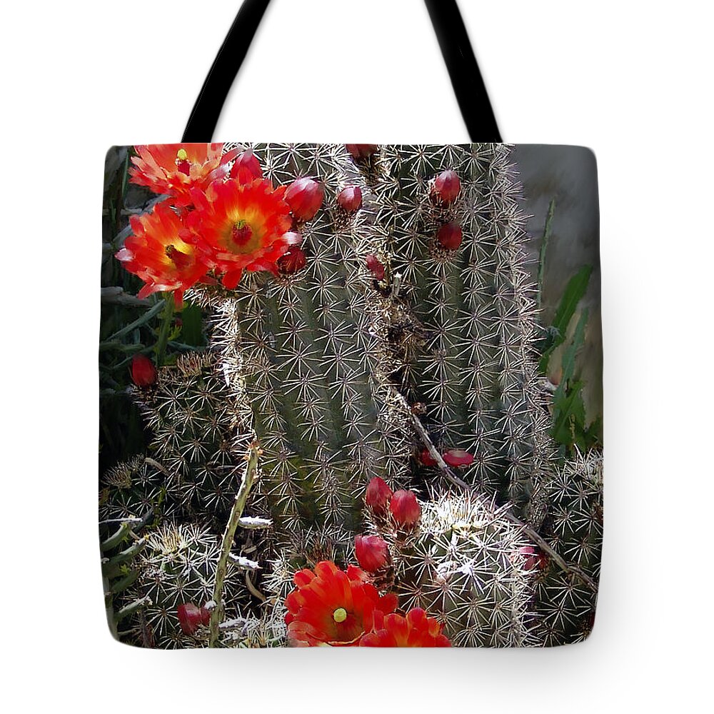 Cactus Tote Bag featuring the photograph New Mexico cactus by Kurt Van Wagner