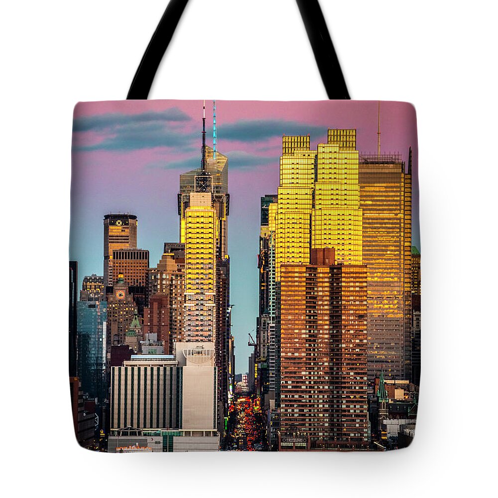 Outdoors Tote Bag featuring the photograph New York City by Hvargasimage