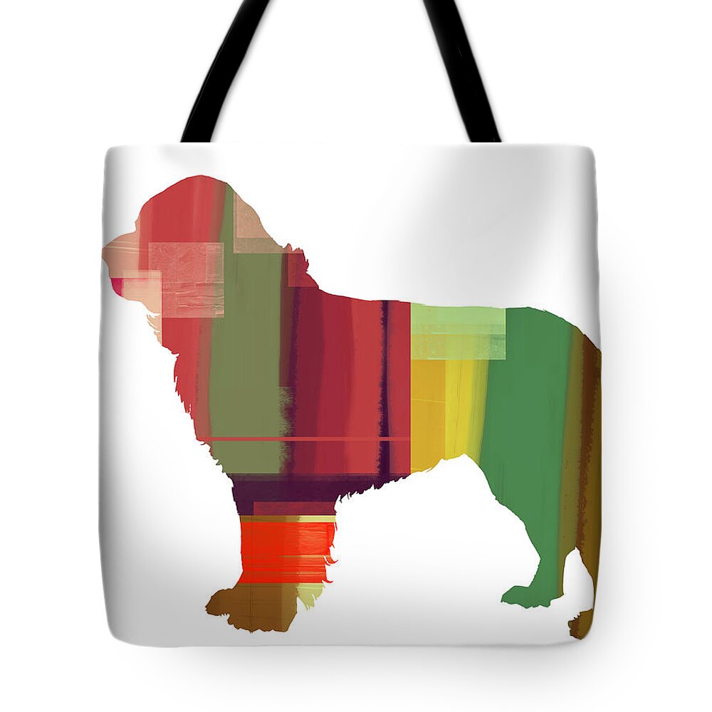 Newfoundland Tote Bag featuring the painting Newfoundland by Naxart Studio