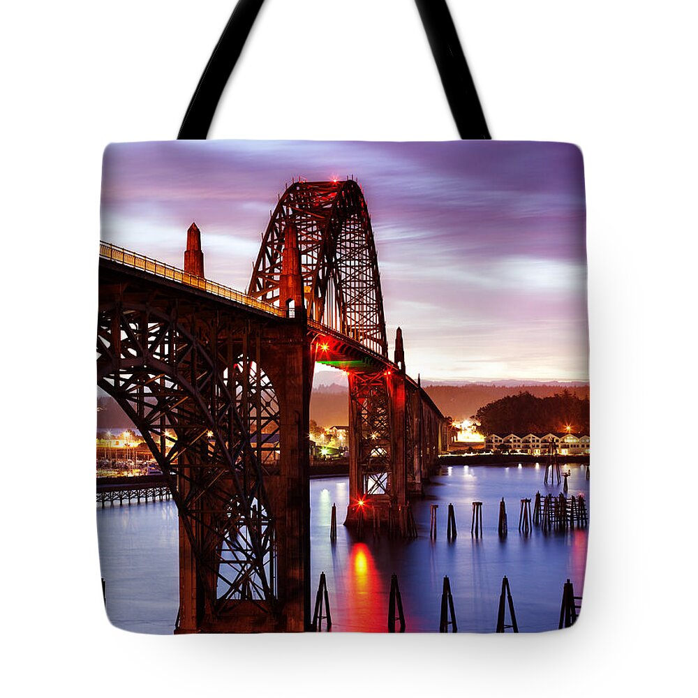 Sunrise Tote Bag featuring the photograph Newport Dawn by Darren White
