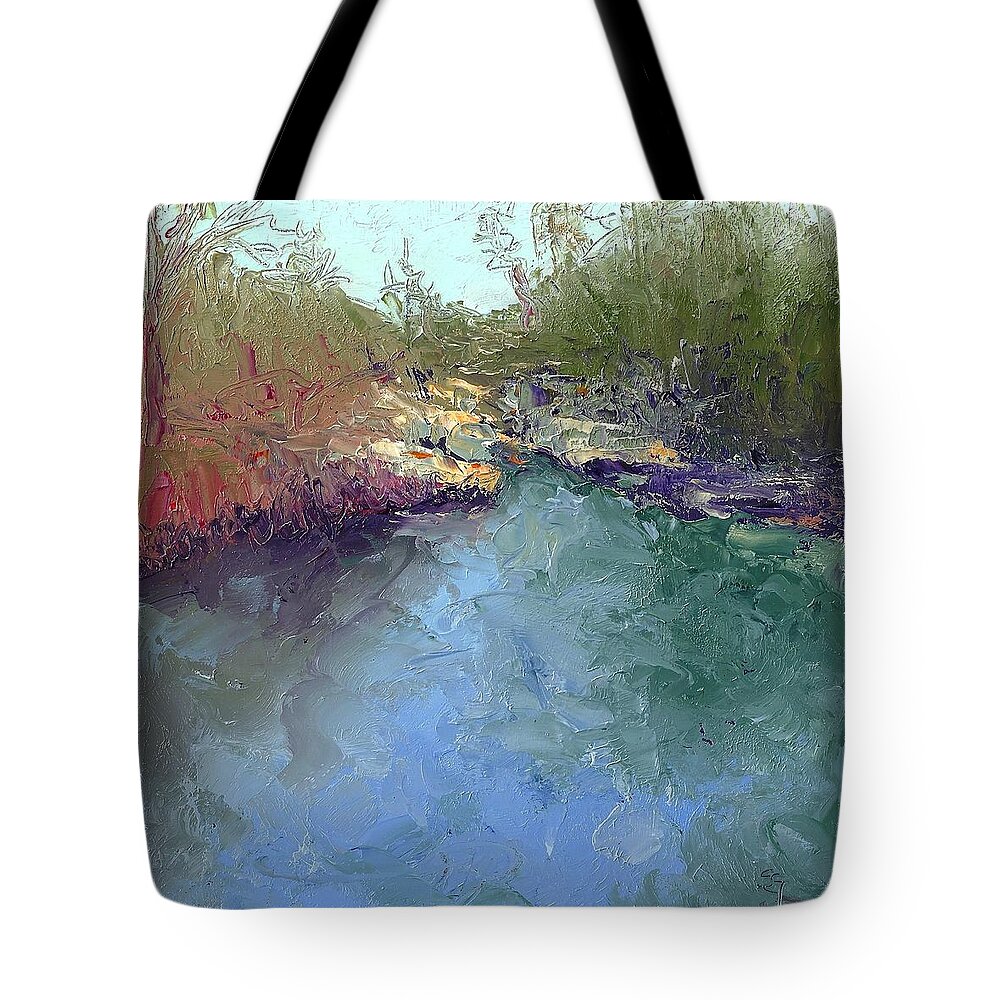 Plein Air Tote Bag featuring the painting Next Day by Shannon Grissom