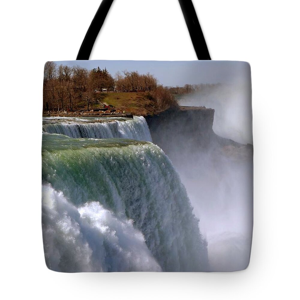 Tranquility Tote Bag featuring the photograph Niagara Falls by Robert D. Barnes