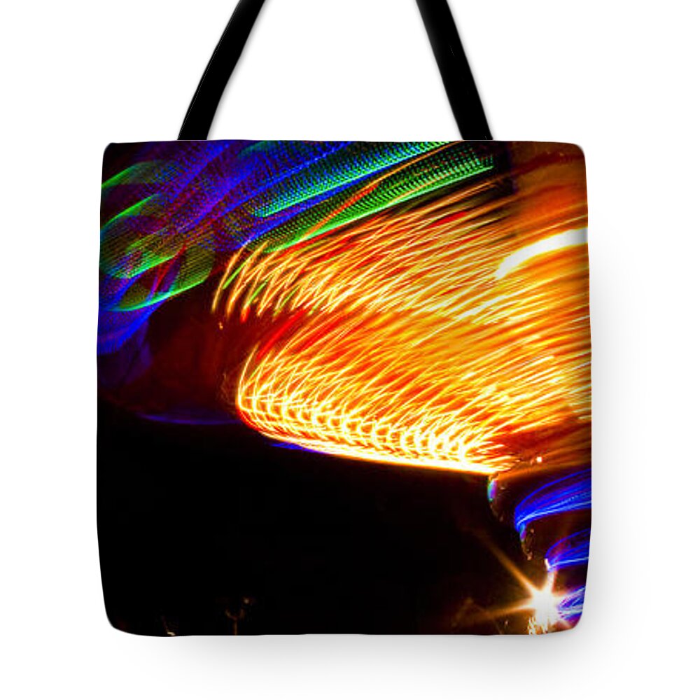 Fair Tote Bag featuring the photograph Night Lights by Caitlyn Grasso