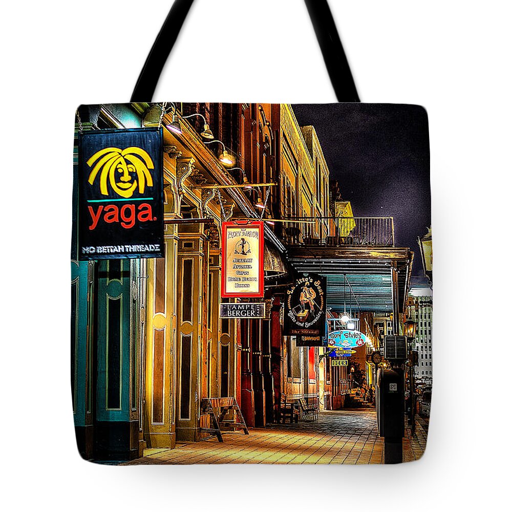 Strand Tote Bag featuring the photograph Nighttime on the Strand by David Morefield