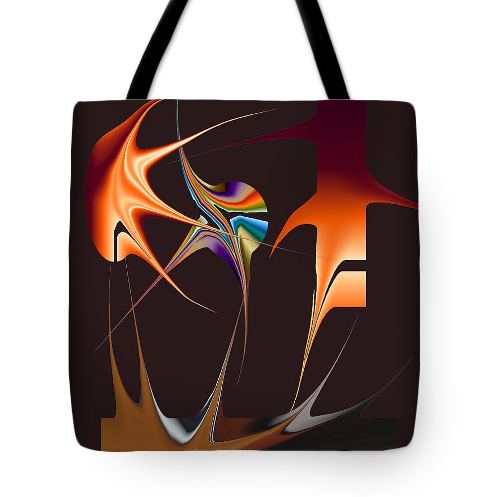  Tote Bag featuring the digital art No. 632 by John Grieder
